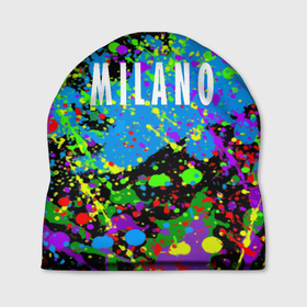 Шапка 3D с принтом Milano , 100% полиэстер | универсальный размер, печать по всей поверхности изделия | fashion | italy | milano | paint | vanguard | авангард | италия | краска | милан | мода | надпись | текст | фраза