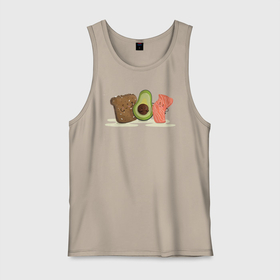 Мужская майка хлопок с принтом Бутерброд из авокадо в Курске, 100% хлопок |  | Тематика изображения на принте: avocado | авокадо | веганство | вегетарианство | еда | зеленый | земля | зож | листья | овощи | позиция | природа | фрукты