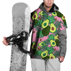 Накидка на куртку 3D с принтом avocado в Новосибирске, 100% полиэстер |  | avocado | авокадо | веганство | вегетарианство | еда | зеленый | земля | зож | листья | овощи | позиция | природа | фрукты
