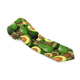 Галстук 3D с принтом avocado в Курске, 100% полиэстер | Длина 148 см; Плотность 150-180 г/м2 | Тематика изображения на принте: avocado | авокадо | веганство | вегетарианство | еда | зеленый | земля | зож | листья | овощи | позиция | природа | фрукты