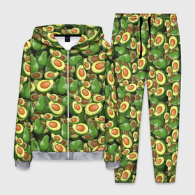 Мужской костюм 3D с принтом avocado в Петрозаводске, 100% полиэстер | Манжеты и пояс оформлены тканевой резинкой, двухслойный капюшон со шнурком для регулировки, карманы спереди | avocado | авокадо | веганство | вегетарианство | еда | зеленый | земля | зож | листья | овощи | позиция | природа | фрукты