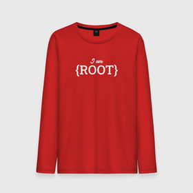 Мужской лонгслив хлопок с принтом I am root в Петрозаводске, 100% хлопок |  | coding | it | programming | root | кодинг | прогер | программирование | программист