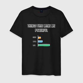 Мужская футболка хлопок с принтом SUDO дает Силу в Екатеринбурге, 100% хлопок | прямой крой, круглый вырез горловины, длина до линии бедер, слегка спущенное плечо. | coding | it | programming | sudo | кодинг | прогер | программирование | программист