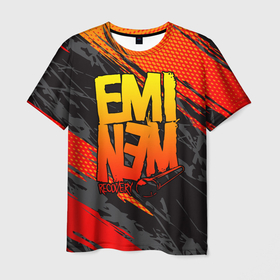 Мужская футболка 3D с принтом Eminem в Белгороде, 100% полиэфир | прямой крой, круглый вырез горловины, длина до линии бедер | aftermath | hip | hop | kamikaze | music | music to be murdered by | rap | remastered | vevo | маршалл брюс мэтерс | слим шейди | эминем