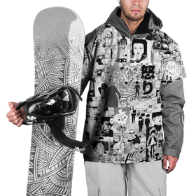 Накидка на куртку 3D с принтом МОБ ПСИХО 100 в Екатеринбурге, 100% полиэстер |  | mob psycho 100 | аниме | манга | моб | моб психо 100 | сигэо кагэяма