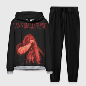 Мужской костюм 3D (с толстовкой) с принтом Cannibal Corpse 6 в Курске,  |  | canibal corpse | cannibal copse | death | metal | канибал корс | каннибал корпс | метал