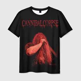 Мужская футболка 3D с принтом Cannibal Corpse 6 в Тюмени, 100% полиэфир | прямой крой, круглый вырез горловины, длина до линии бедер | canibal corpse | cannibal copse | death | metal | канибал корс | каннибал корпс | метал