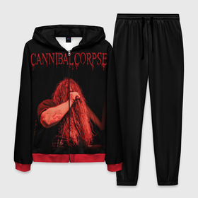 Мужской костюм 3D с принтом Cannibal Corpse #6 в Курске, 100% полиэстер | Манжеты и пояс оформлены тканевой резинкой, двухслойный капюшон со шнурком для регулировки, карманы спереди | canibal corpse | cannibal copse | death | metal | канибал корс | каннибал корпс | метал