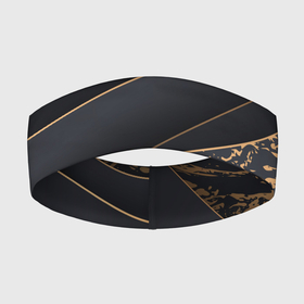 Повязка на голову 3D с принтом black gold в Новосибирске,  |  | 3d кубики | 3д кубики | sport | абстракция | брызги | краска | кубики | линии | паттерн | спорт | спортивная | спортивный стиль | стиль | текстуры | тренировка | узор