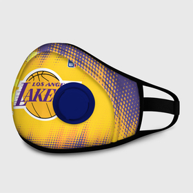 Маска из неопрена с принтом Los Angeles Lakers в городе Новоалтайск, неопрен 100% | Форма огибающая нос. Резинки для ушей с дополнительной резинкой на затылке. Клапан для выдоха для активного дыхания при занятиях спортом. Эластичный материал маски и окантовки для лучшего растяжения и прилегания маски.  | Тематика изображения на принте: basketball | game | lakers | los angeles | los angeles lakers | nba | sport | баскетбол | игра | лейкерс | лос анджелес | лос анджелес лейкерс | нба | спорт
