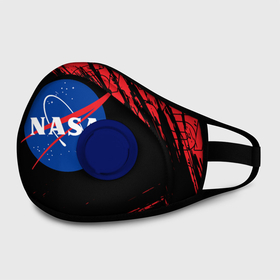 Маска из неопрена с принтом NASA / НАСА в городе Новоалтайск, неопрен 100% | Форма огибающая нос. Резинки для ушей с дополнительной резинкой на затылке. Клапан для выдоха для активного дыхания при занятиях спортом. Эластичный материал маски и окантовки для лучшего растяжения и прилегания маски.  | galaxy | man | nasa | planet | planets | space | spaceman | spacex | star | stars | univerce | yfcf | астронавт | вселенная | галактика | галактики | звезда | звезды | космонавт | космонавты | космос | луна | наса | планета | планеты | тфыф