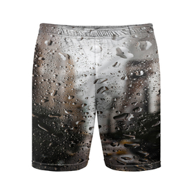 Мужские шорты спортивные с принтом Дождь капли на стекле город в Екатеринбурге,  |  | абстракция | блики | боке | вода | город | градиент | дождь | дорога | капли | капли на стекле | круги | лето | пасмурно | природа | роса | свет | симметрия | темный | фото