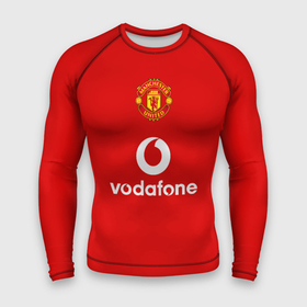Мужской рашгард 3D с принтом Манчестер Юнайтед (Rooney) ,  |  | manchester united | mu | rooney | vodafone | красные дьяволы | легенда манчестера | манки | манчестер юнайтед | номер 8 | ретро форма манчестер юнайтед | старая форма | уэйн руни