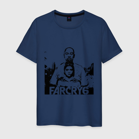 Мужская футболка хлопок с принтом Far Cry 6 в Белгороде, 100% хлопок | прямой крой, круглый вырез горловины, длина до линии бедер, слегка спущенное плечо. | Тематика изображения на принте: far cry 6 | farcry | game | игра | фар край 6 | фаркрай