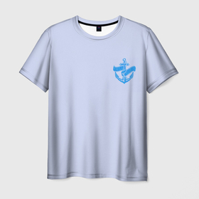 Мужская футболка 3D с принтом C Днем ВМФ в Белгороде, 100% полиэфир | прямой крой, круглый вырез горловины, длина до линии бедер | вмф | военно морской флот | день вмф | корабли | море | праздник вмф