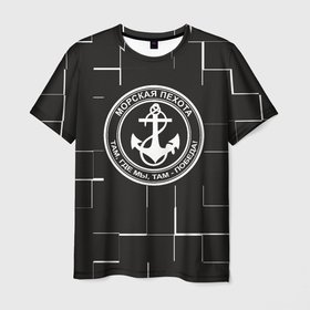 Мужская футболка 3D с принтом вмф в Кировске, 100% полиэфир | прямой крой, круглый вырез горловины, длина до линии бедер | вмф | военно морской флот | день вмф | за вмф | корабли | море | праздник вмф