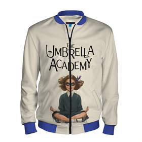 Мужской бомбер 3D с принтом The umbrella academy в Санкт-Петербурге, 100% полиэстер | застегивается на молнию, по бокам два кармана без застежек, по низу бомбера и на воротнике - эластичная резинка | dark horse comics | netflix | the umbrella academy | umbrella | академия амбрелла | белая скрипка | бен харгривз | комикс | комильфо | космобой | кракен | реджинальд харгривз | сеанс | слух