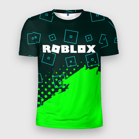 Мужская футболка 3D Slim с принтом ROBLOX   РОБЛОКС в Санкт-Петербурге, 100% полиэстер с улучшенными характеристиками | приталенный силуэт, круглая горловина, широкие плечи, сужается к линии бедра | blocks | blox | game | games | logo | minecraft | mobile | online | roblocks | roblox | robux | studio | блоки | игра | игры | квадрат | квадратик | кщидщч | лого | логотип | майнкрафт | онлайн | роблокс | робукс | символ | символы | студия