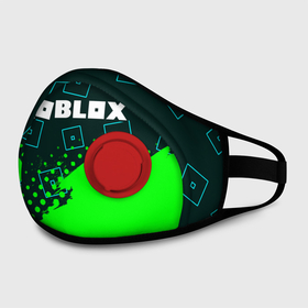 Маска из неопрена с принтом ROBLOX / РОБЛОКС в городе Новоалтайск, неопрен 100% | Форма огибающая нос. Резинки для ушей с дополнительной резинкой на затылке. Клапан для выдоха для активного дыхания при занятиях спортом. Эластичный материал маски и окантовки для лучшего растяжения и прилегания маски.  | blocks | blox | game | games | logo | minecraft | mobile | online | roblocks | roblox | robux | studio | блоки | игра | игры | квадрат | квадратик | кщидщч | лого | логотип | майнкрафт | онлайн | роблокс | робукс | символ | символы | студия