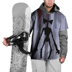 Накидка на куртку 3D с принтом Сиреноголовый в Екатеринбурге, 100% полиэстер |  | head | sirenhead | великан | гигант | голова | гуманоид | инопланетянин | клещни | кости | криптид | мистика | монстр | нло | пришелец | сирена | сиреноголовый | скелет | страшный | существа | тень | титан