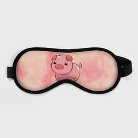 Маска для сна 3D с принтом милая свинка в Санкт-Петербурге, внешний слой — 100% полиэфир, внутренний слой — 100% хлопок, между ними — поролон |  | арт | еда | животное | животные | картинка | кушать | люблю покупать | милая | обжора | обжорство | рисунок | свинина | свинка | свиньи | свинья | свинюшка | толстая | толстый