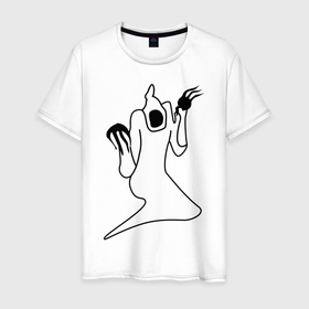 Мужская футболка хлопок с принтом Haunted Family White / Kizaru , 100% хлопок | прямой крой, круглый вырез горловины, длина до линии бедер, слегка спущенное плечо. | haunted family
haunted 
kizaru
rap
hip hop
кизару