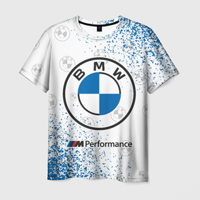 Мужская футболка 3D с принтом BMW   БМВ в Новосибирске, 100% полиэфир | прямой крой, круглый вырез горловины, длина до линии бедер | 2020 | auto | b m w | bmv | bmw | car | logo | moto | performance | power | series | sport | авто | б м в | бмв | игра | игры | иьц | лого | логотип | марка | машина | мото | мотоцикл | павер | перфоманс | серии | серия | символ | спорт