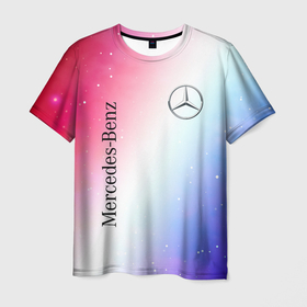 Мужская футболка 3D с принтом MERCEDES   МЕРСЕДЕС в Белгороде, 100% полиэфир | прямой крой, круглый вырез горловины, длина до линии бедер | amg | auto | bens | benz | logo | merc | mercedes | mercedes benz | mersedes | moto | new | star | vthctltc | авто | амг | бенц | звезда | класс | лого | логотип | мерин | мерс | мерседес | мерседес бенц | мото | новый | символ | символы | ьуксуву