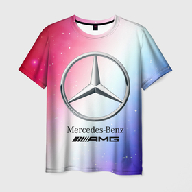 Мужская футболка 3D с принтом MERCEDES / МЕРСЕДЕС , 100% полиэфир | прямой крой, круглый вырез горловины, длина до линии бедер | amg | auto | bens | benz | logo | merc | mercedes | mercedes benz | mersedes | moto | new | star | vthctltc | авто | амг | бенц | звезда | класс | лого | логотип | мерин | мерс | мерседес | мерседес бенц | мото | новый | символ | символы | ьуксуву