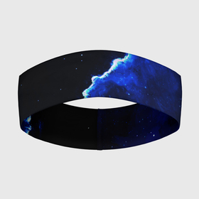 Повязка на голову 3D с принтом Ночное небо Космос 3D в Екатеринбурге,  |  | звёзды | космос | небо. | неоновые принты | ночное небо | созвездия
