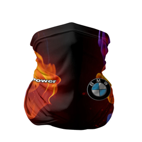 Бандана-труба 3D с принтом BMW в Новосибирске, 100% полиэстер, ткань с особыми свойствами — Activecool | плотность 150‒180 г/м2; хорошо тянется, но сохраняет форму | bmw | авто | автомобиль | бмв | логотип | марка | машина | надпись | огонь | текстура