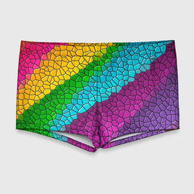 Мужские купальные плавки 3D с принтом Яркая мозаика в Курске, Полиэстер 85%, Спандекс 15% |  | желтый | зелёный | красный | мозаика | оранжевый | радуга | синий | фиолетовый | цвета | яркие | яркие цвета