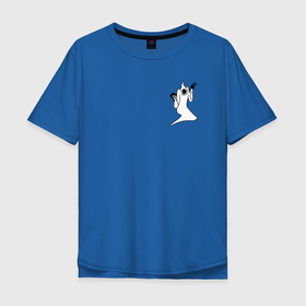 Мужская футболка хлопок Oversize с принтом Негодяй в Санкт-Петербурге, 100% хлопок | свободный крой, круглый ворот, “спинка” длиннее передней части | haunted family | кизару | негодяй | реп