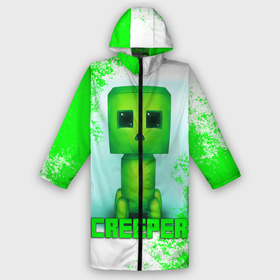 Дождевик унисекс 3D с принтом MINECRAFT CREEPER в городе Новоалтайск,  |  | creeper | game | minecraft | блоки | игра | квадраты | компьютерная | крипер | криппер | майнкрафт | огонь