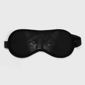 Маска для сна 3D с принтом Чёрный кот в Рязани, внешний слой — 100% полиэфир, внутренний слой — 100% хлопок, между ними — поролон |  | Тематика изображения на принте: животные | кот | коты | кошка | кошки | питомцы