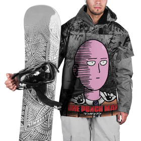 Накидка на куртку 3D с принтом I am okey , 100% полиэстер |  | im ok | one punch man | saitama | аниме | ван панч мэн | манга | сайтама