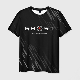Мужская футболка 3D с принтом Ghost of Tsushim в Екатеринбурге, 100% полиэфир | прямой крой, круглый вырез горловины, длина до линии бедер | ghost of tsushim | бой | монголы | открытый мир | экшен