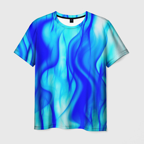 Мужская футболка 3D с принтом Неон Огонь в Белгороде, 100% полиэфир | прямой крой, круглый вырез горловины, длина до линии бедер | fire | в огне | взрыв | огненный | огонь | пожар | текстура