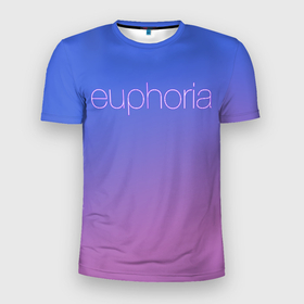 Мужская футболка 3D Slim с принтом Euphoria в Новосибирске, 100% полиэстер с улучшенными характеристиками | приталенный силуэт, круглая горловина, широкие плечи, сужается к линии бедра | euphoria | hunter schafer | jules vaughn | rue bennett | zendaya | джулиус | джулс вон | зендайа | зендая | ру беннет | хантер шафер | эйфория