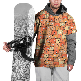 Накидка на куртку 3D с принтом МИШКИ в Тюмени, 100% полиэстер |  | девушкам | детская | детям | женская | животные | медведи | медведь | медвежата | медвежатки | милота | милый | мишка | мишки | паттерн