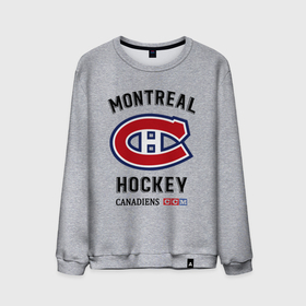 Мужской свитшот хлопок с принтом MONTREAL CANADIENS , 100% хлопок |  | canadiens | hockey | montreal | nhl | sport | usa | канада | клюшки | монреаль | нхл | спорт | хоккей | шайбу