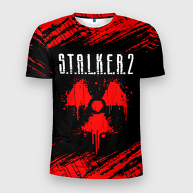 Мужская футболка 3D спортивная с принтом STALKER 2 / СТАЛКЕР 2 в Курске, 100% полиэстер с улучшенными характеристиками | приталенный силуэт, круглая горловина, широкие плечи, сужается к линии бедра | biohazard | chernobyl | cnfkrth | logo | radiation | s.t.a.l.k.e.r. | s.t.a.l.k.e.r.2 | stalker | stalker2 | биохазард | игра | игры | лого | логотип | логотипы | радиация | с.т.а.л.к.е.р | с.т.а.л.к.е.р.2 | символ | сталкер | сталкер2 | черн