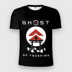 Мужская футболка 3D Slim с принтом Ghost of Tsushima в Белгороде, 100% полиэстер с улучшенными характеристиками | приталенный силуэт, круглая горловина, широкие плечи, сужается к линии бедра | Тематика изображения на принте: game | ghost | japan | ninja | samurai | tsushima | аниме | бусидо | воина | игра | кандзи | кимоно | киото | ниндзя | осака | призрак | путь | ронин | самурай | стиль | токио | цусимы | япония | японский