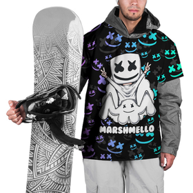 Накидка на куртку 3D с принтом MARSHMELLO , 100% полиэстер |  | dj | marshmello | marshmellow | usa | америка | клуб | клубная музыка | мармело | маршмелло | маршмеллоу | музыка | музыкант