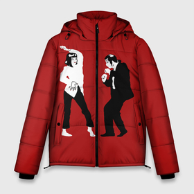 Мужская зимняя куртка 3D с принтом Криминальное чтиво в Екатеринбурге, верх — 100% полиэстер; подкладка — 100% полиэстер; утеплитель — 100% полиэстер | длина ниже бедра, свободный силуэт Оверсайз. Есть воротник-стойка, отстегивающийся капюшон и ветрозащитная планка. 

Боковые карманы с листочкой на кнопках и внутренний карман на молнии. | fiction | pulp | актеры | америка | бандиты | боевик | винсент | девушка | девяностые | джулс | друзья | знаменитости | комедия | криминал | лихие | любовь | люди | пара | парень | персонажи | преступники