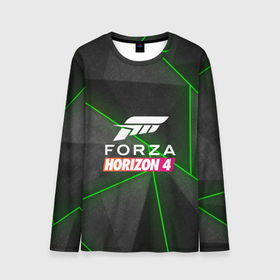 Мужской лонгслив 3D с принтом Forza Horizon 4 Hi-tech в Кировске, 100% полиэстер | длинные рукава, круглый вырез горловины, полуприлегающий силуэт | 4 | forza | gamer | games | horizon | racing | ultimate | гонки | форза