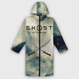 Дождевик унисекс 3D с принтом Призрак Цусимы в городе Новоалтайск,  |  | clouds | game | ghost | japan | logo | playstation | tsushim | tsushima | бой | воин | война | звезды | игроман | катана | клинок | лезвие | лого | логотипигры | мечи | небо | облака | оружие | призрак | самурай | сражение | феодальный