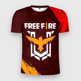 Мужская футболка 3D спортивная с принтом FREE FIRE / ФРИ ФАЕР в Курске, 100% полиэстер с улучшенными характеристиками | приталенный силуэт, круглая горловина, широкие плечи, сужается к линии бедра | Тематика изображения на принте: afth | ahb | ahbafth | fire | fps | free | freefire | garena | logo | master | mobile | online | акуу | акууашку | ашку | гарена | игра | игры | лого | логотип | логотипы | мастер | мобильная | нож | онлайн | символ | символы | фаер | фире | фпс 