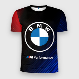 Мужская футболка 3D Slim с принтом BMW   БМВ в Новосибирске, 100% полиэстер с улучшенными характеристиками | приталенный силуэт, круглая горловина, широкие плечи, сужается к линии бедра | 2020 | auto | b m w | bmv | bmw | car | logo | moto | performance | power | series | sport | авто | б м в | бмв | игра | игры | иьц | лого | логотип | марка | машина | мото | мотоцикл | павер | перфоманс | серии | серия | символ | спорт