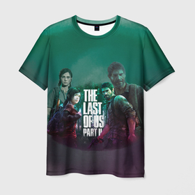 Мужская футболка 3D с принтом The Last of Us Part II в Белгороде, 100% полиэфир | прямой крой, круглый вырез горловины, длина до линии бедер | the last of us 2 | the last of us part ii | джоэл | один из нас | элли